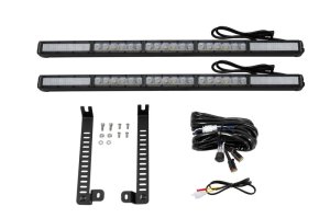 Toyota 4Runner Light Bar Mounting Kit - Diode Dynamics - SS30 Dual Stealth Lightbar Kit - Amber - `14-`19